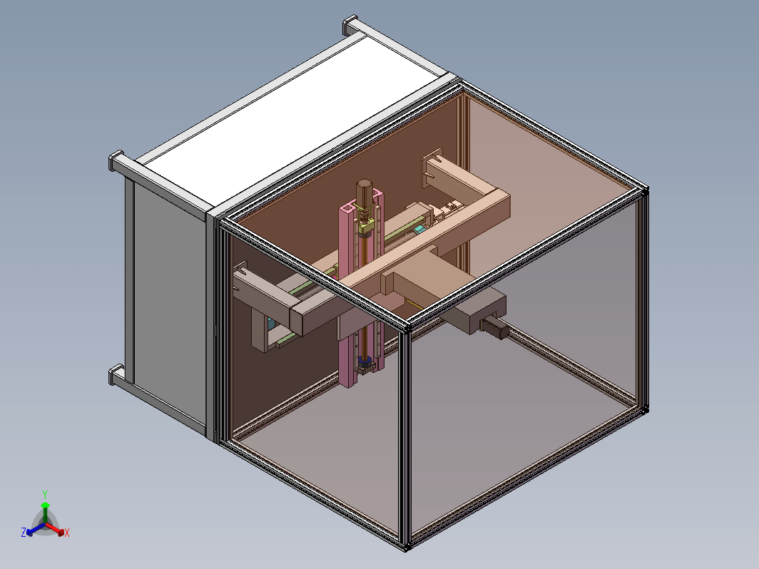 三轴联动点胶 机三维三维SW2016带参+CAD+说明书