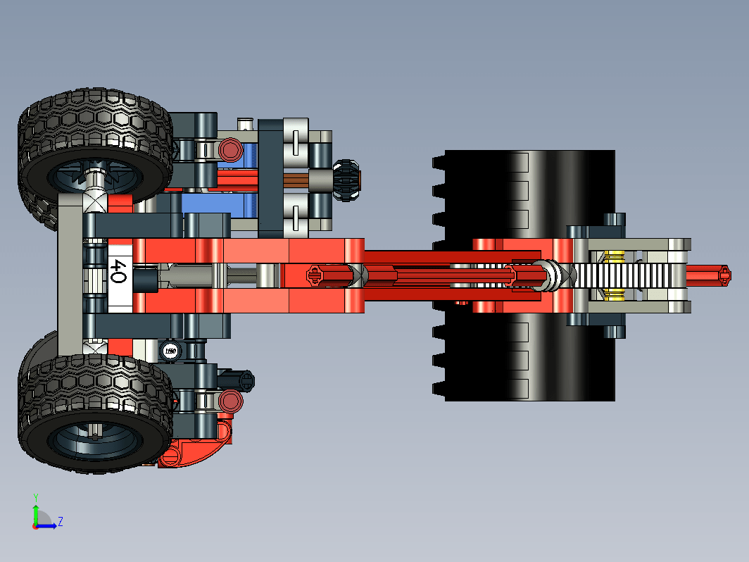 缩臂铲车42061拼装玩具模型车