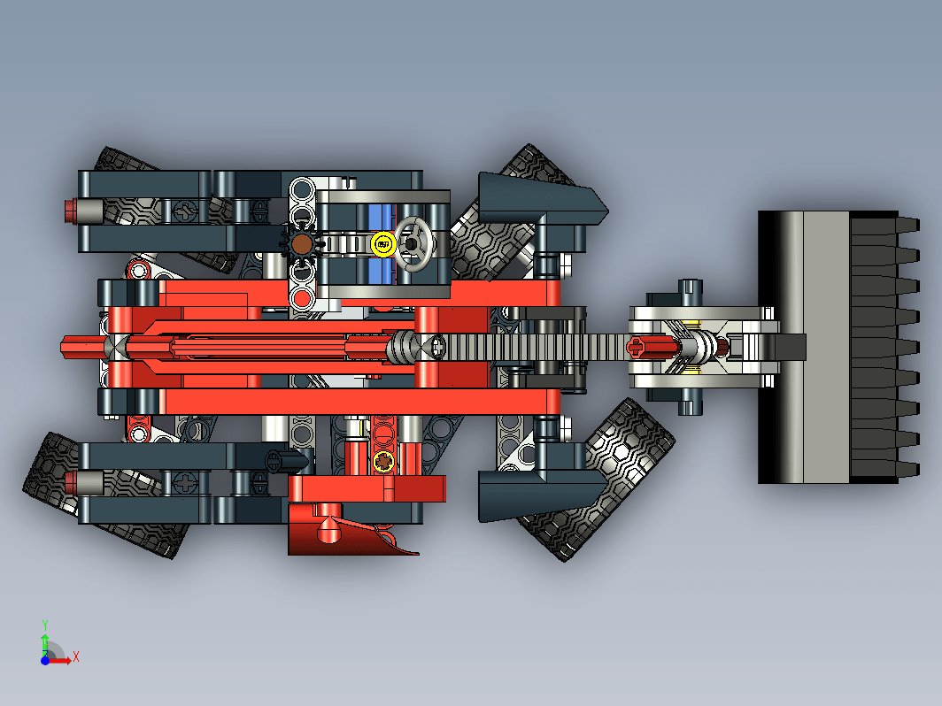 缩臂铲车42061拼装玩具模型车