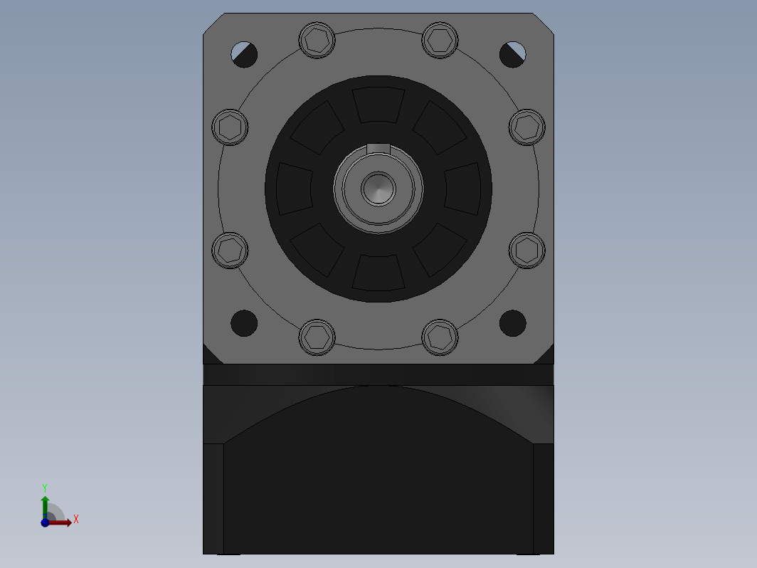 ZPLF120拉齿(孔输出)[ZPLF120-5-S2-P2-25]精密行星减速机