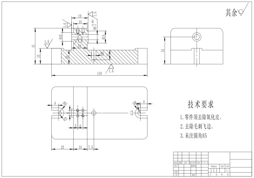 柱塞套零件加工工艺及钻Φ3孔专用夹具设计+CAD+说明缩略图