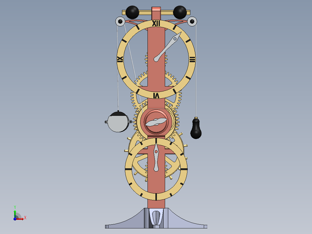 Da vinci's Clock时钟挂钟