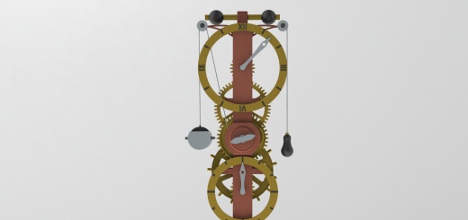 Da vinci's Clock时钟挂钟缩略图