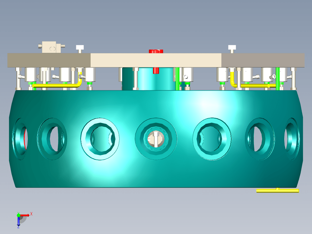 C1250轮毂夹具