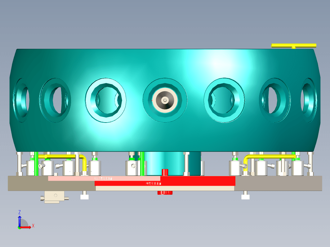 C1250轮毂夹具