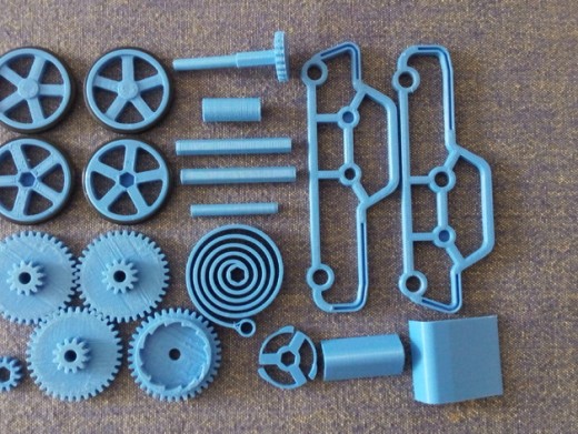 全3D打印发条动力玩具车缩略图