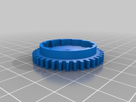 全3D打印发条动力玩具车缩略图