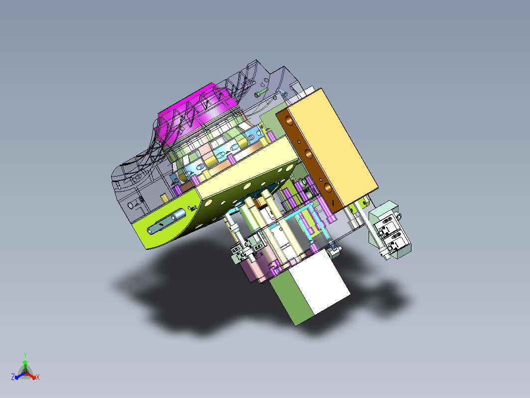 整个圆收回机构DR19002