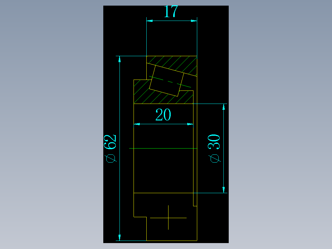 圆锥滚子轴承(GB297-84) 32206