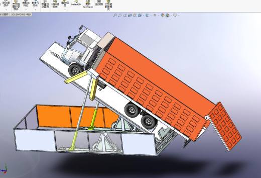 可移动式液压翻板卸车机缩略图