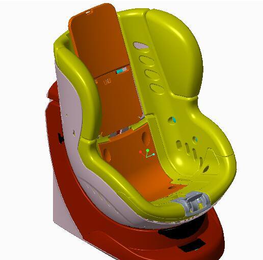 婴儿安全座椅3D模型缩略图