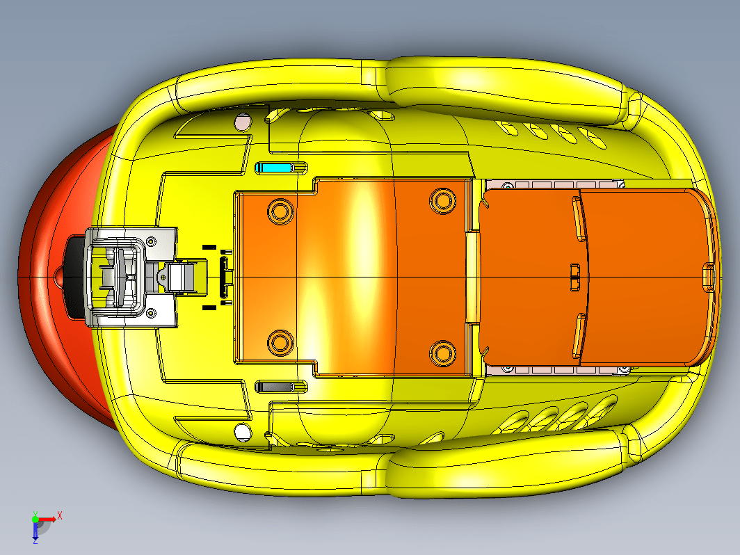 婴儿安全座椅3D模型