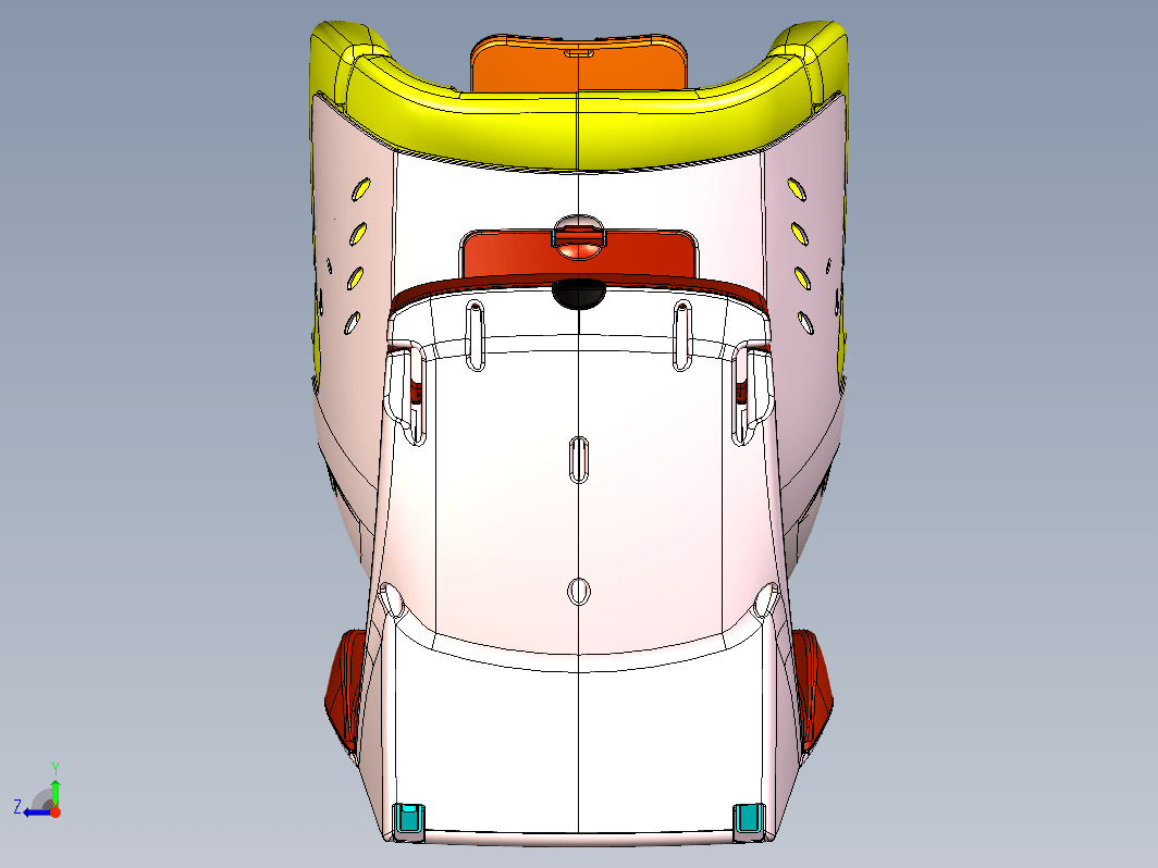 婴儿安全座椅3D模型