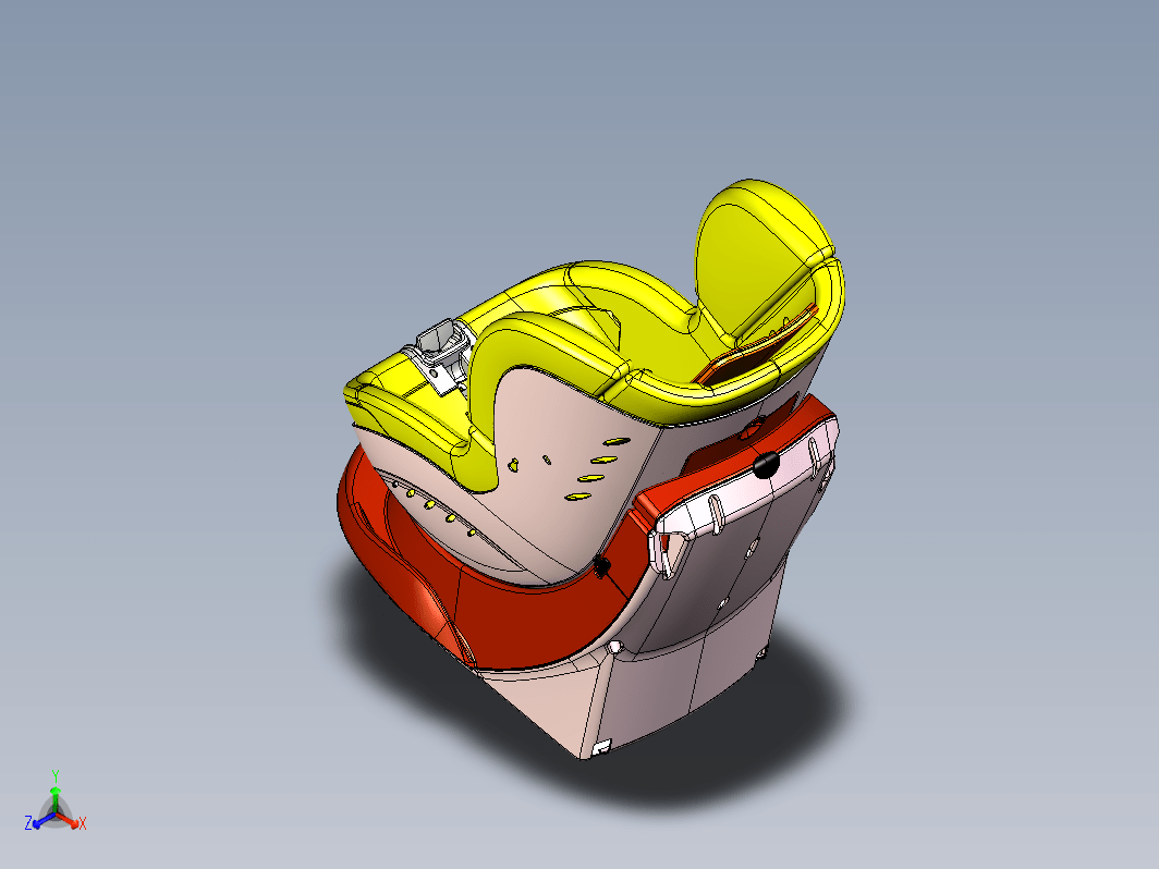 婴儿安全座椅3D模型