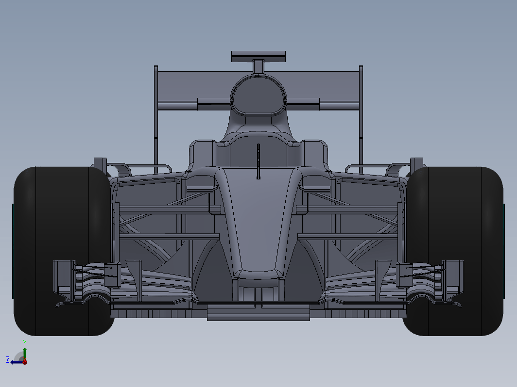 Mercedes W07 Hybrid F1方程式赛车