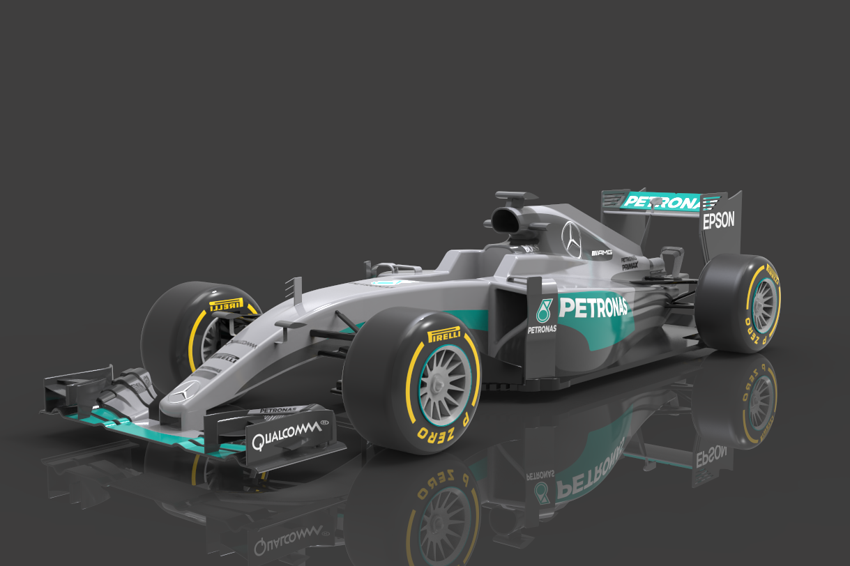 Mercedes W07 Hybrid F1方程式赛车