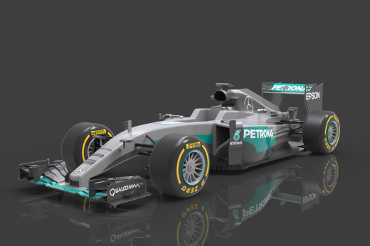 Mercedes W07 Hybrid F1方程式赛车缩略图