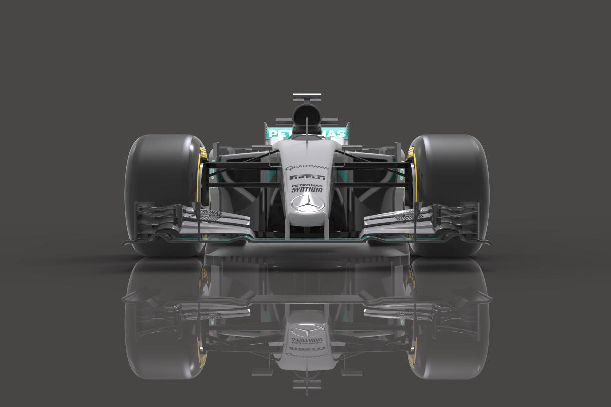 Mercedes W07 Hybrid F1方程式赛车