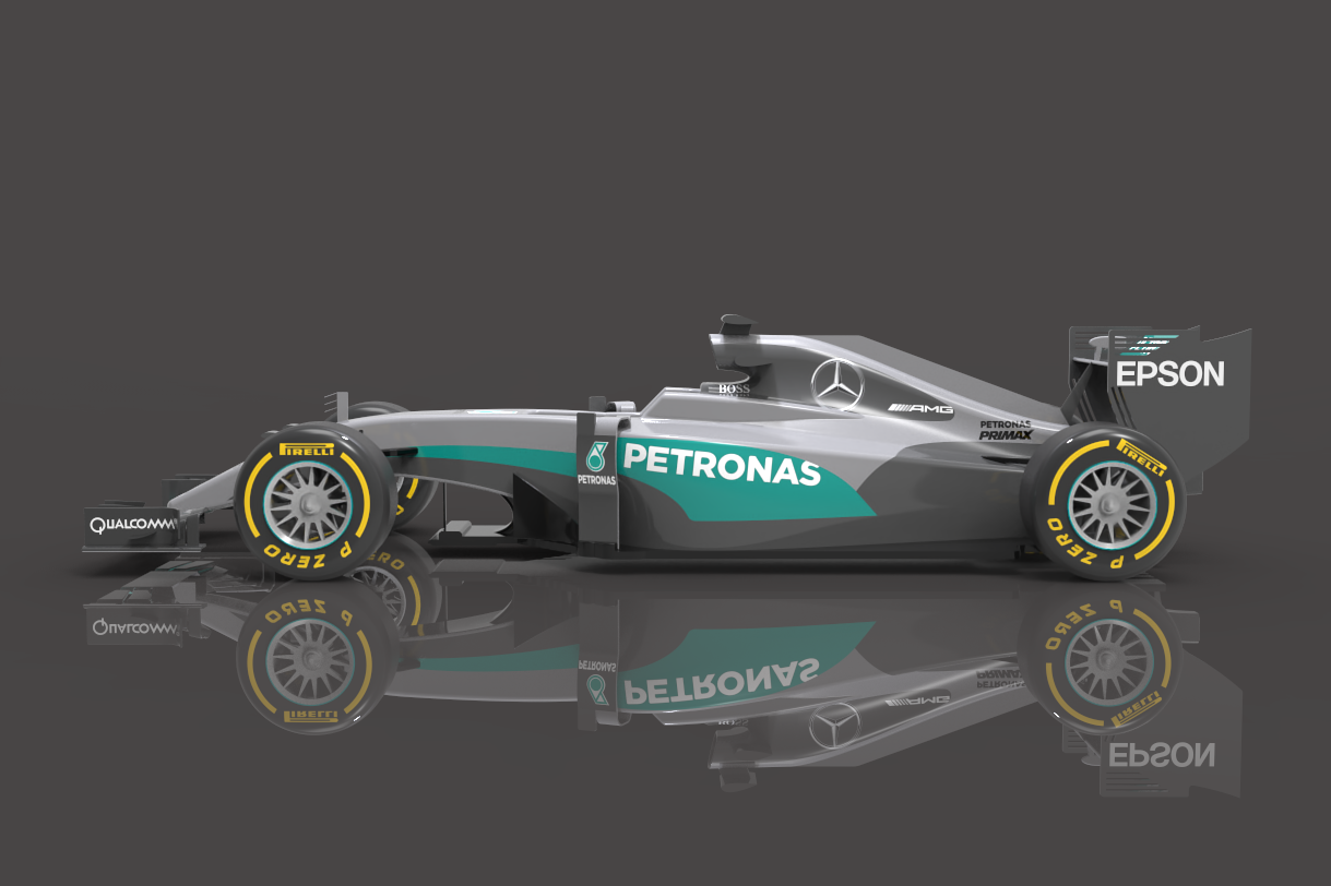 Mercedes W07 Hybrid F1方程式赛车