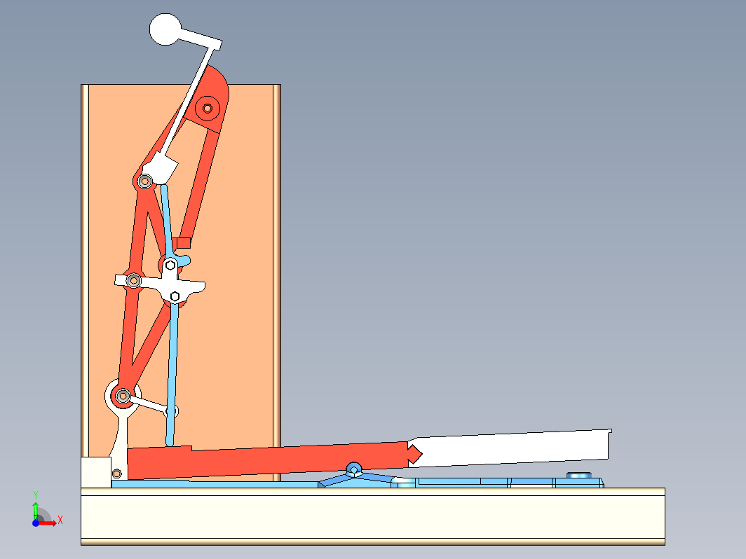 钢琴按键机构设计模型
