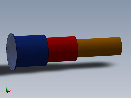 solidworks中的望远镜工作机构