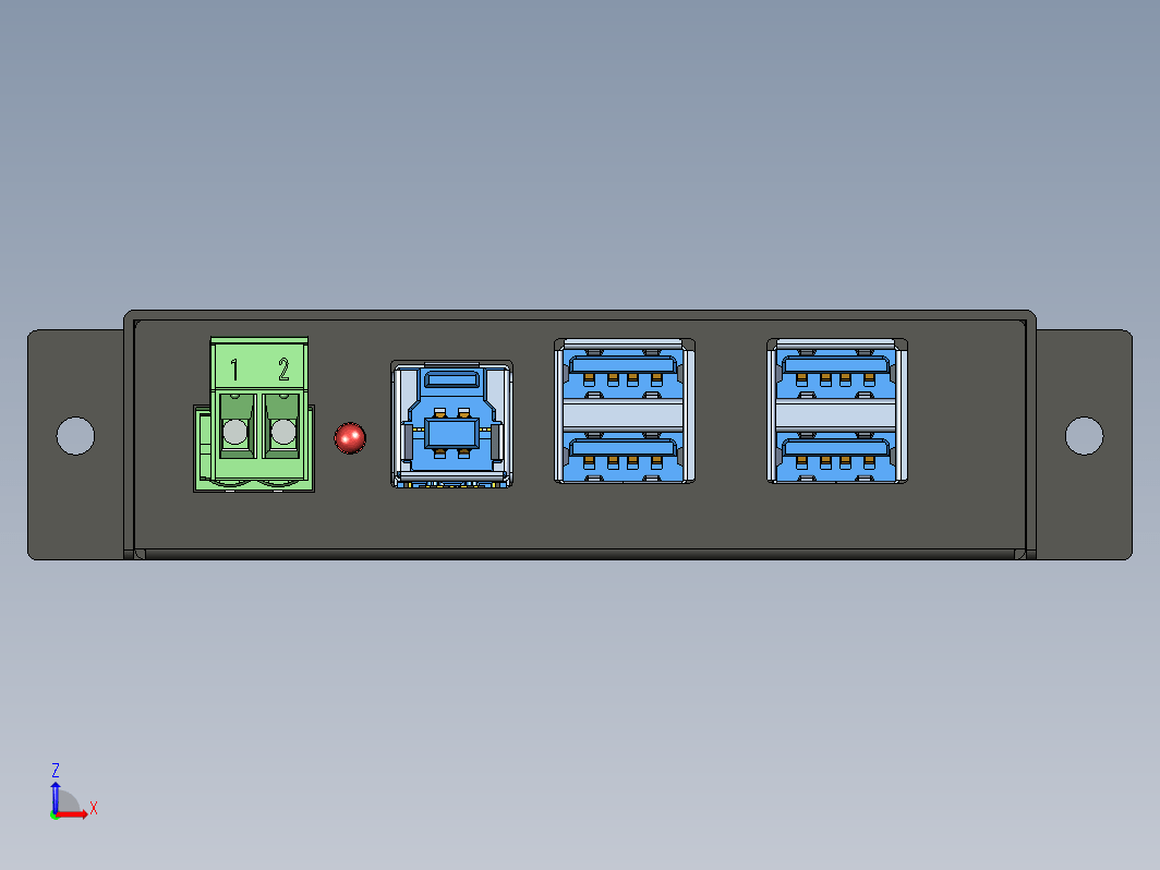 USB 3.1 4 端口金属集线器 USBG-4U3MLR2 