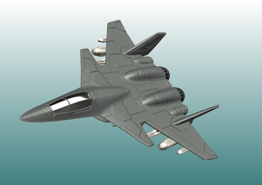 F-95 morningstar wing战斗机造型