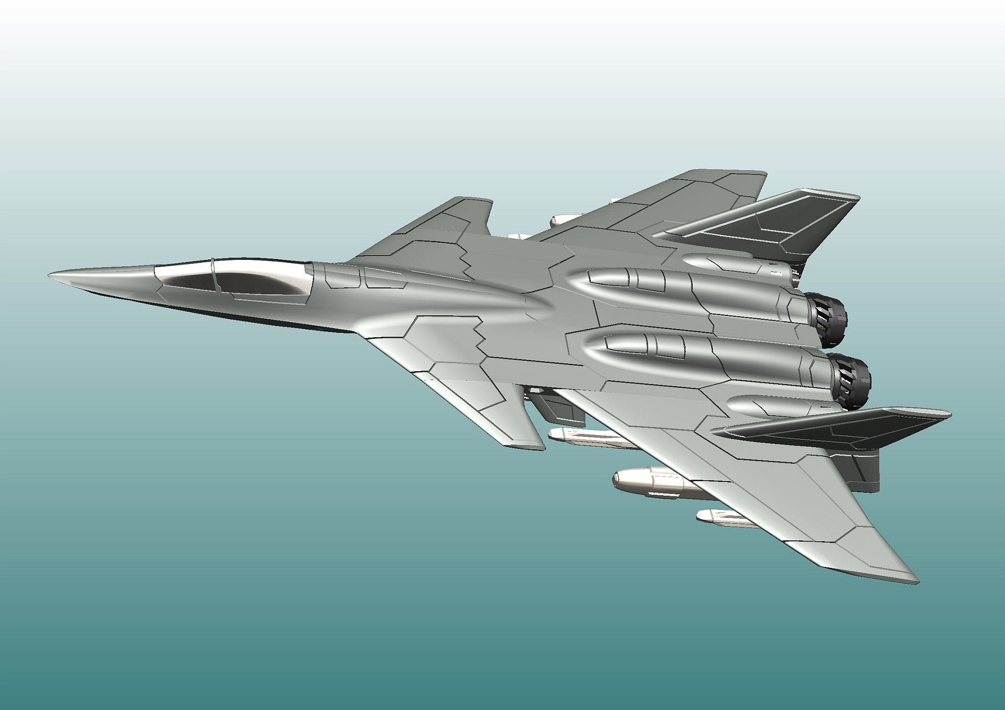 F-95 morningstar wing战斗机造型