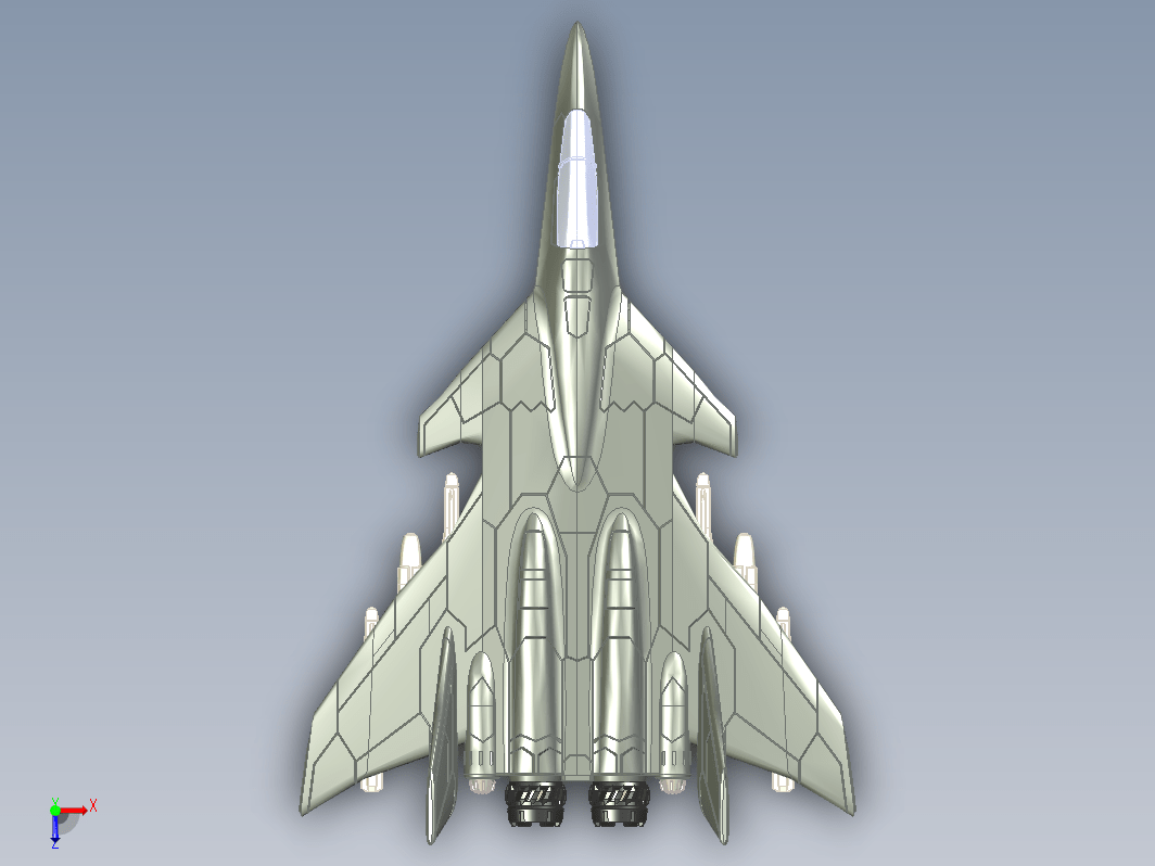 F-95 morningstar wing战斗机造型