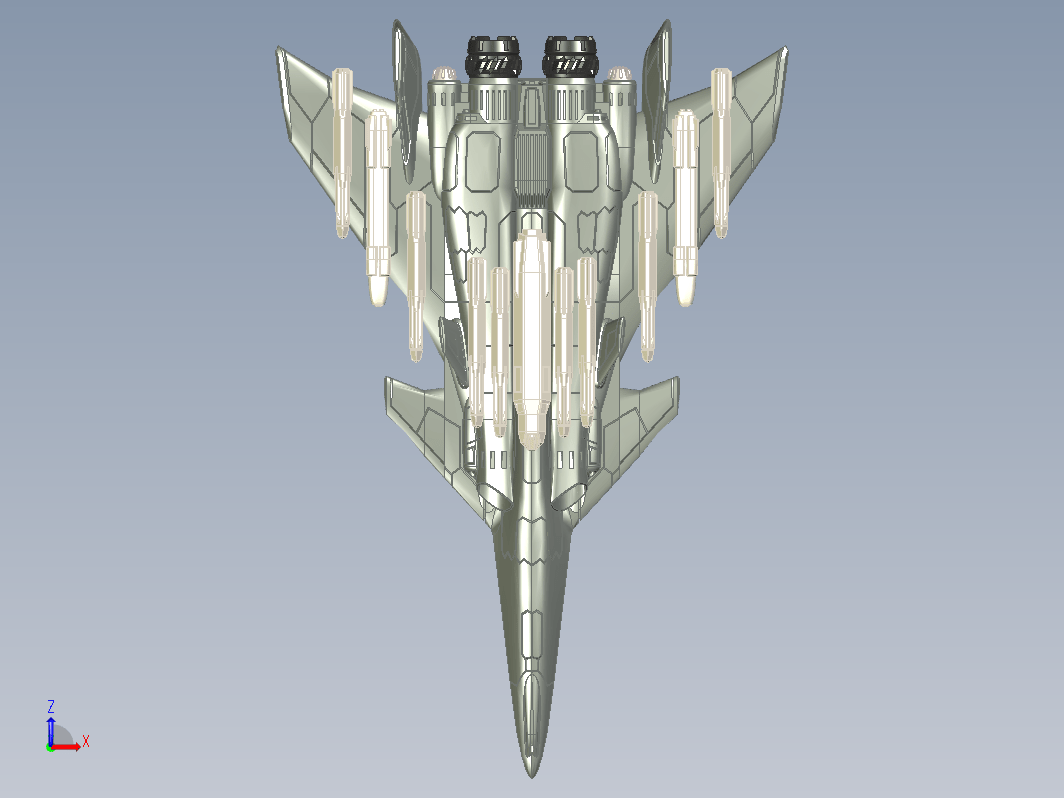 F-95 morningstar wing战斗机造型