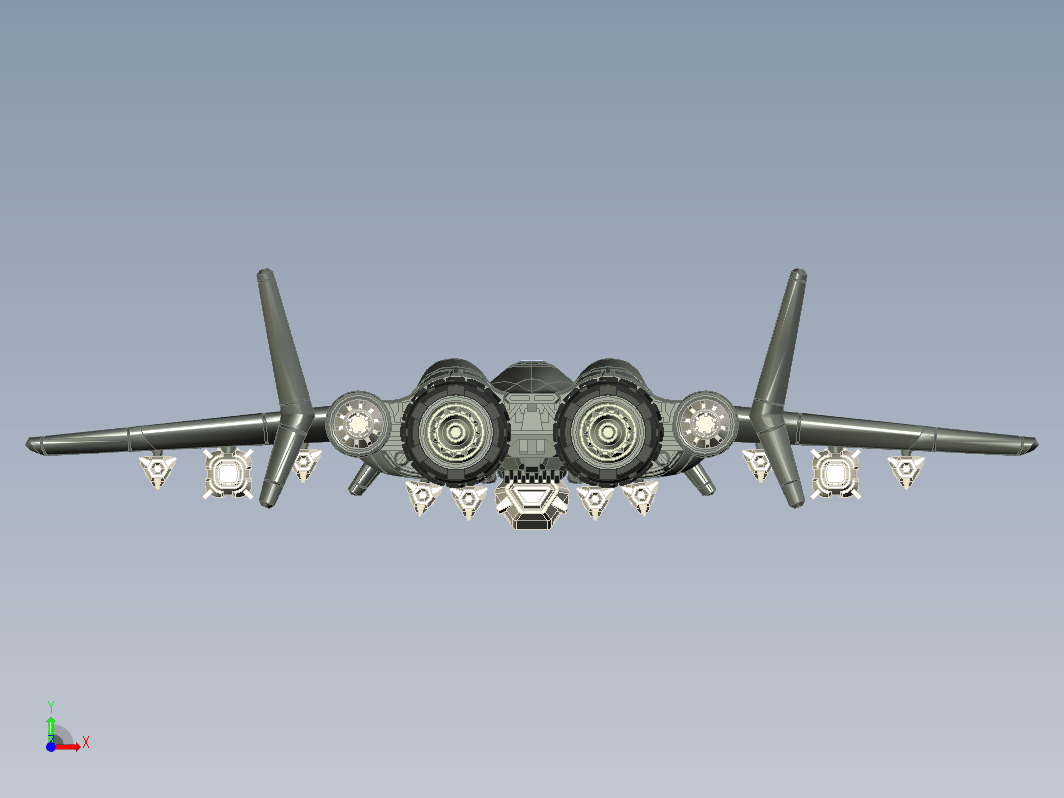 F-95 morningstar wing战斗机造型