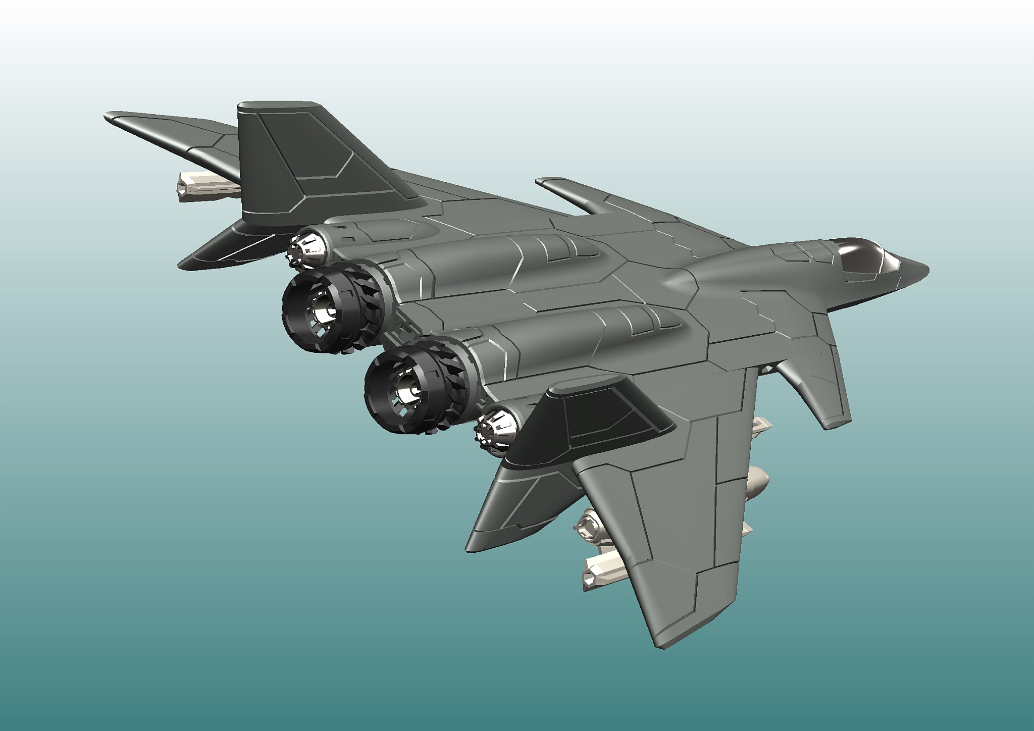 F-95 morningstar wing战斗机造型