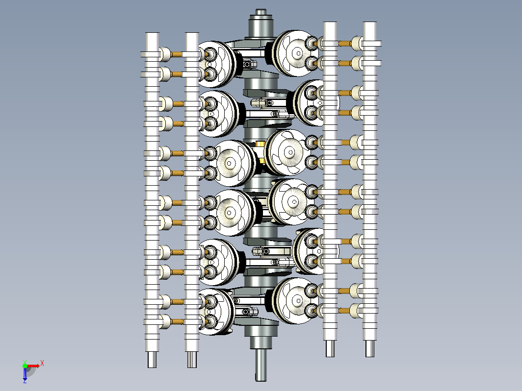 AlDorado V12发动机曲柄活塞结构