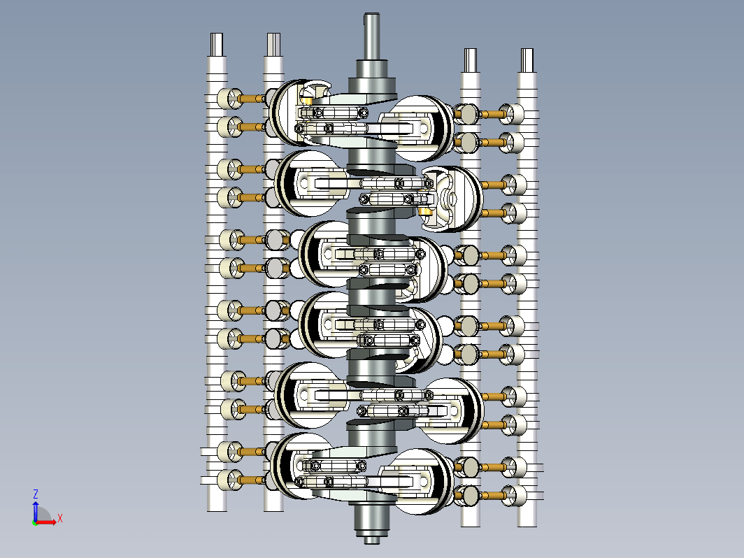 AlDorado V12发动机曲柄活塞结构