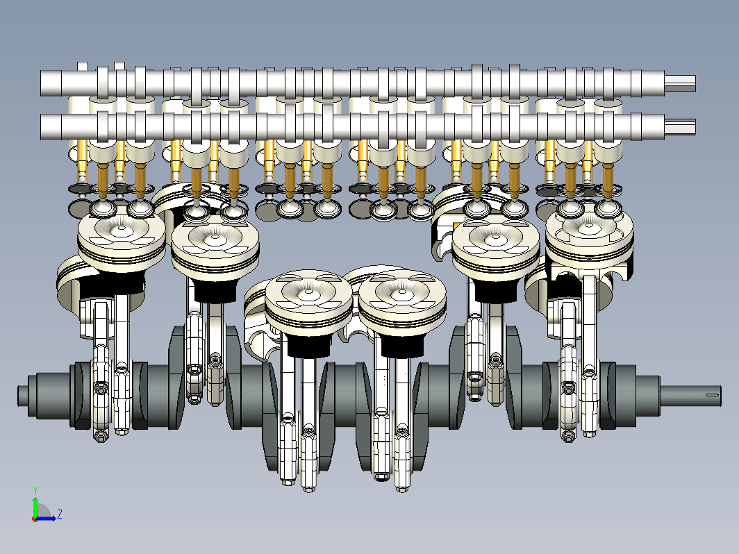 AlDorado V12发动机曲柄活塞结构