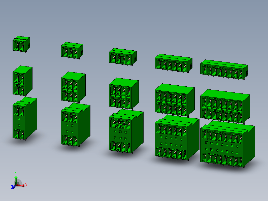 KF2EDGRH-3.5 双层端子三维SW2012带参