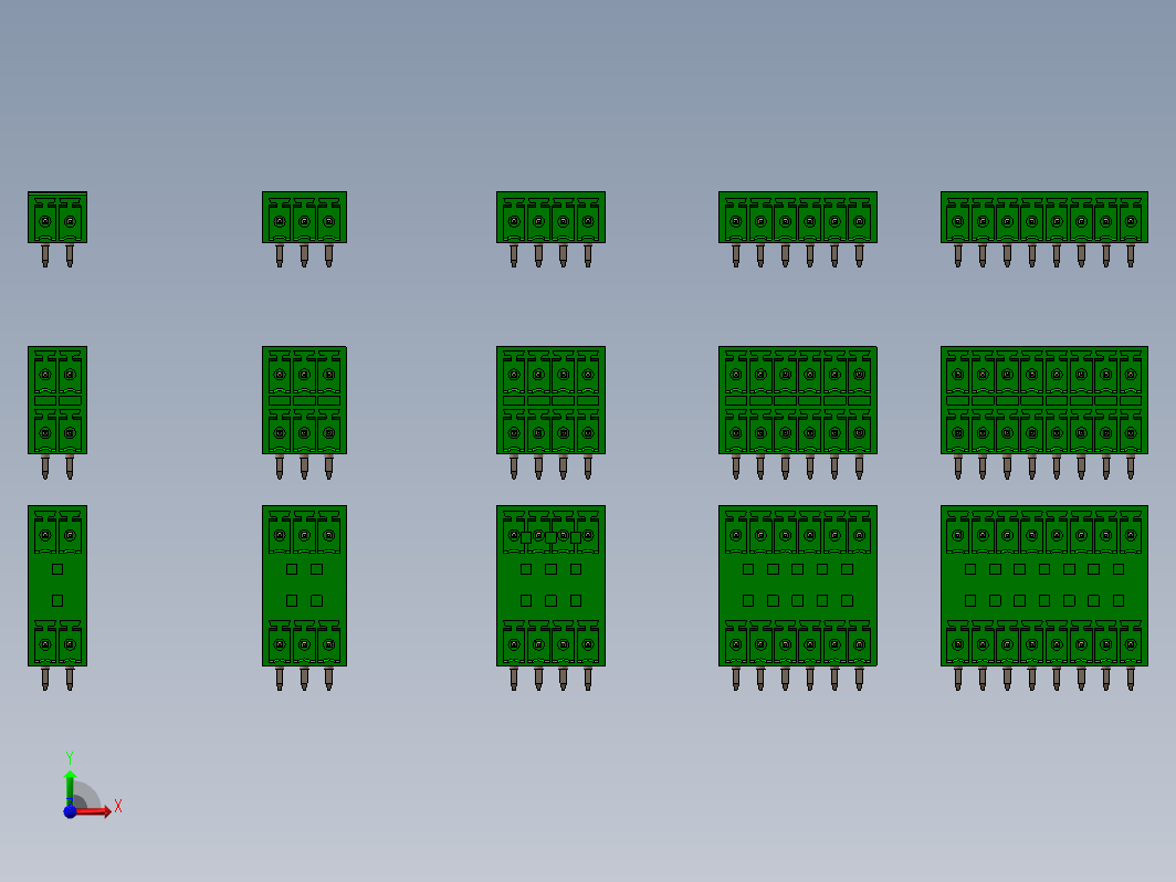 KF2EDGRH-3.5 双层端子三维SW2012带参