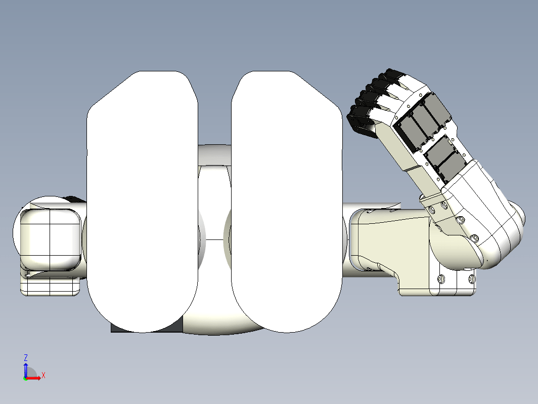 RoboSavvy 36自由度仿人机器人造型