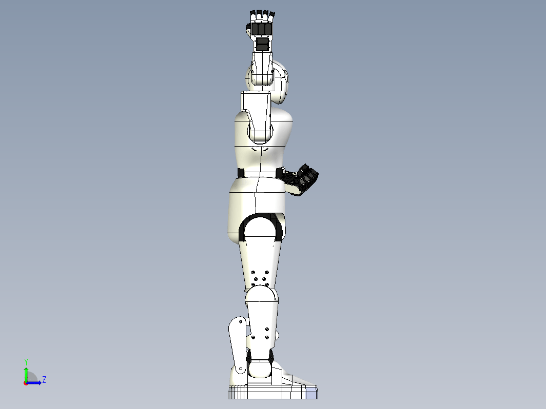 RoboSavvy 36自由度仿人机器人造型