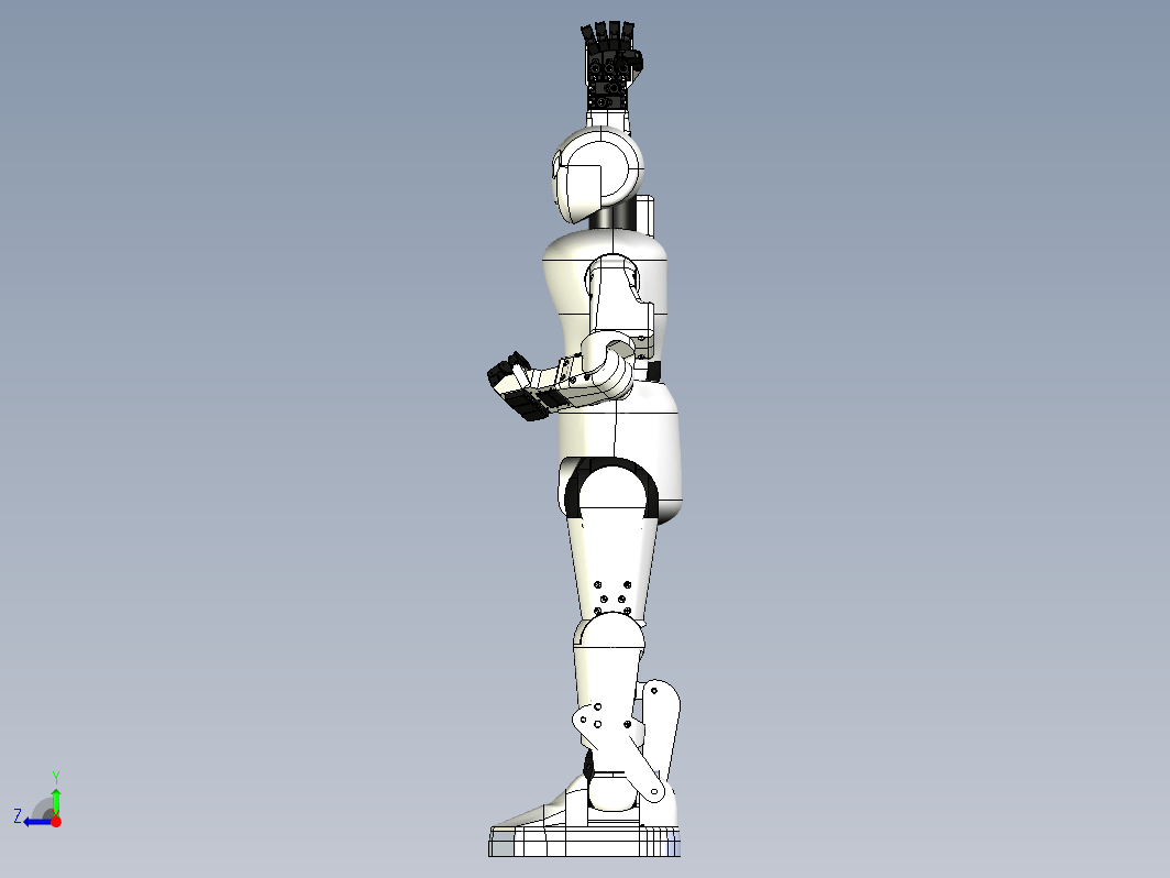 RoboSavvy 36自由度仿人机器人造型