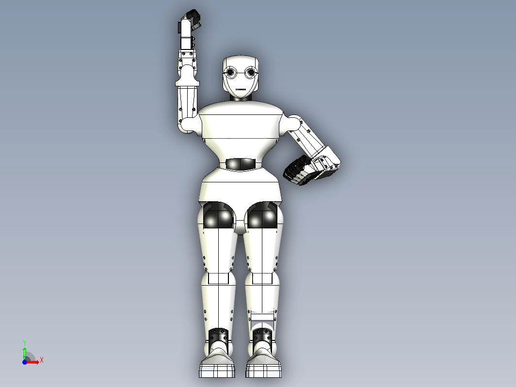 RoboSavvy 36自由度仿人机器人造型