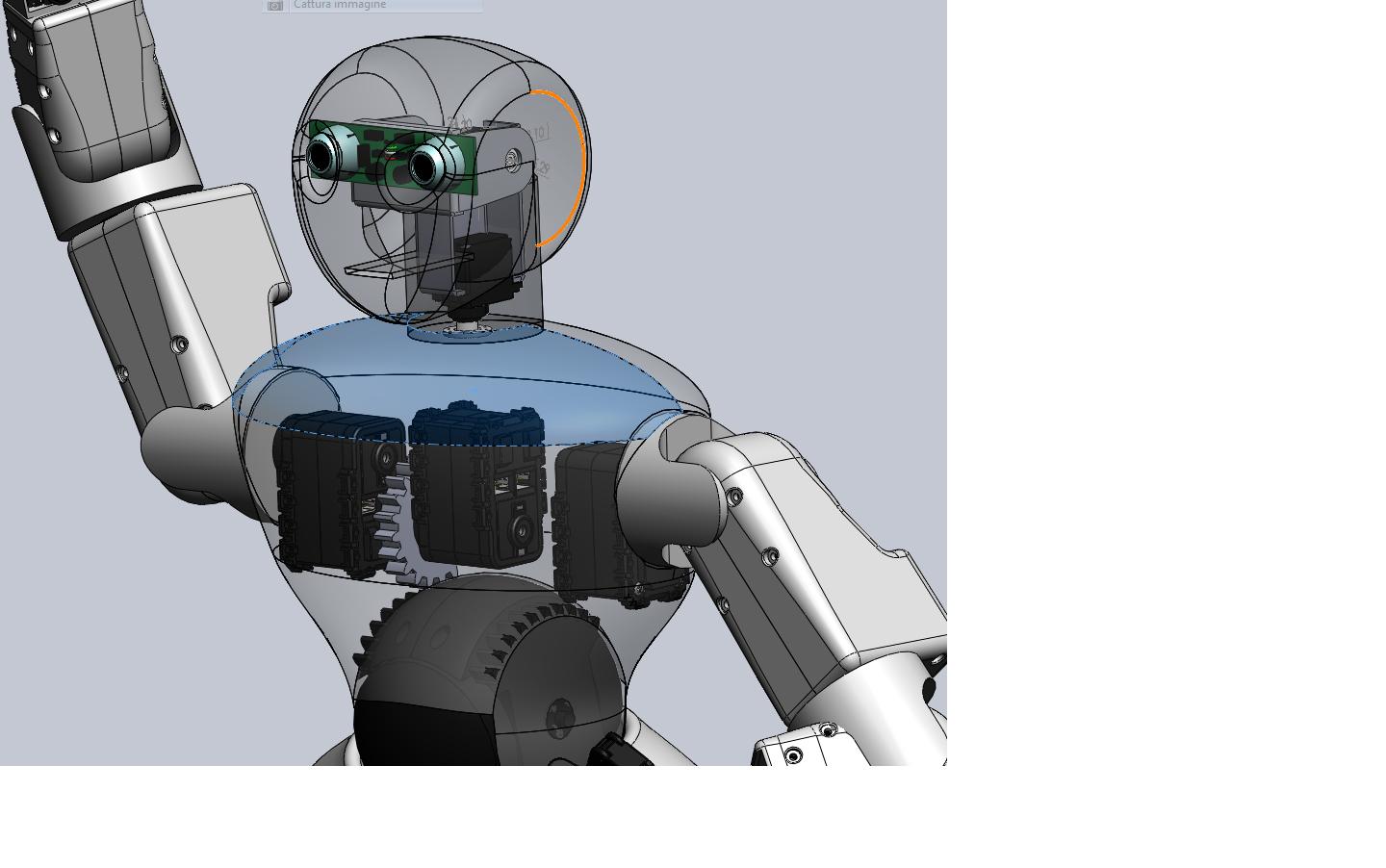 RoboSavvy 36自由度仿人机器人造型