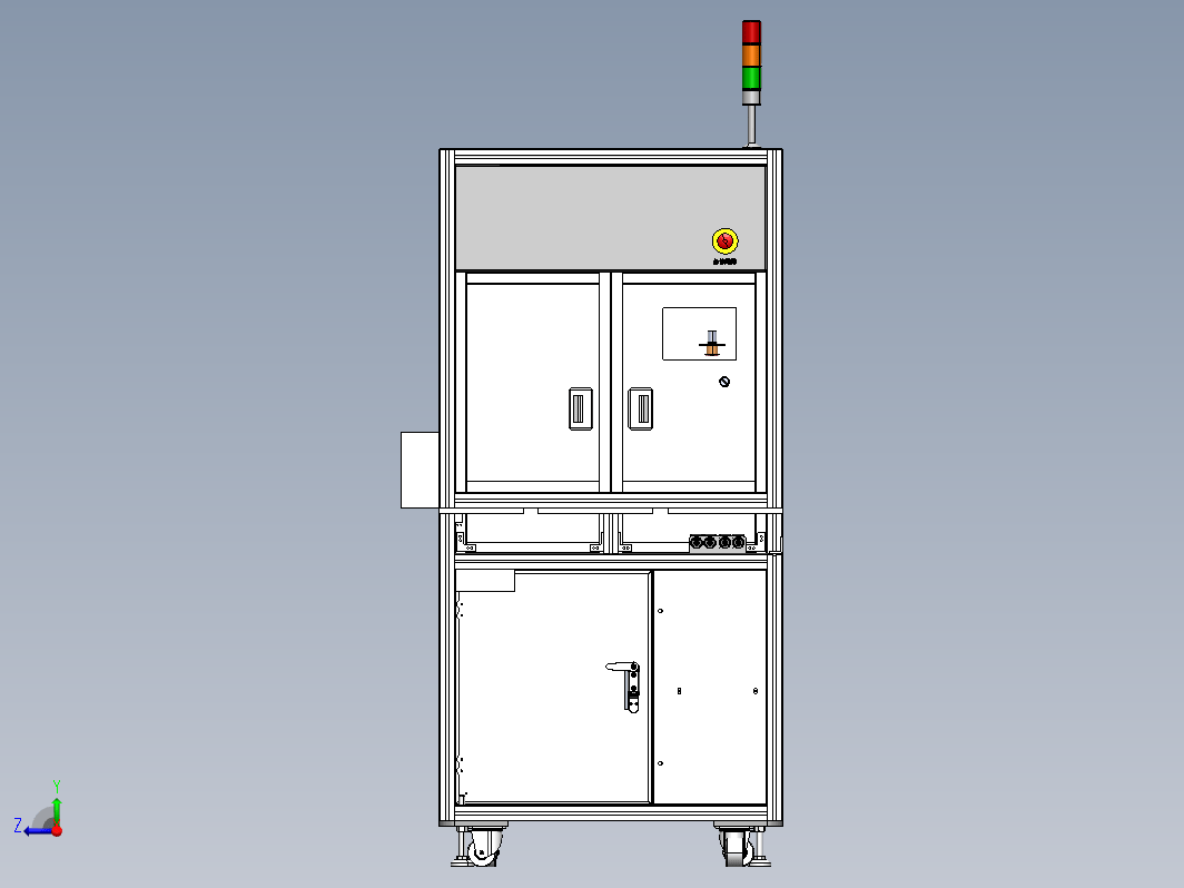 铝型材机架钣金造型-20