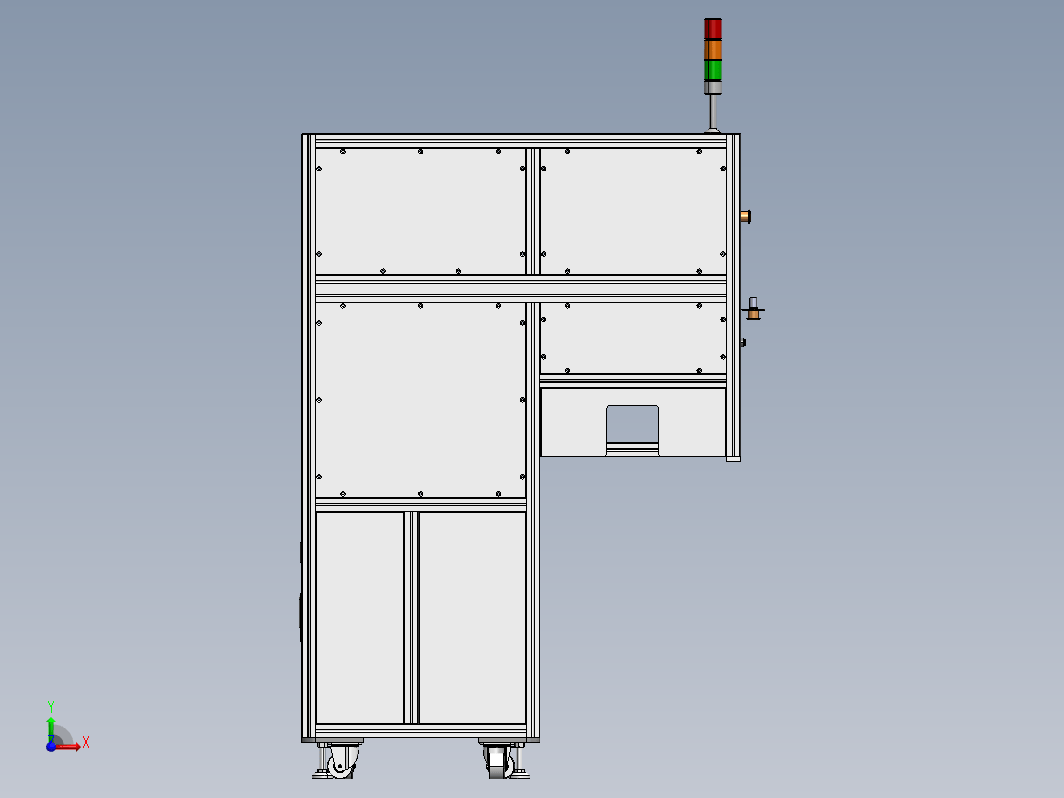 铝型材机架钣金造型-20