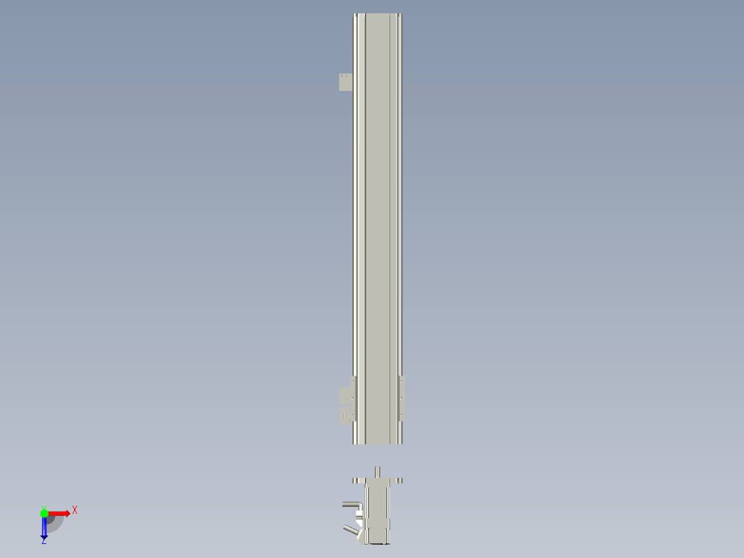 MT75BS-L500 直线模组 滑台 数控平台模型.MT75BS.L10.500.BC.M10B.C4.3D