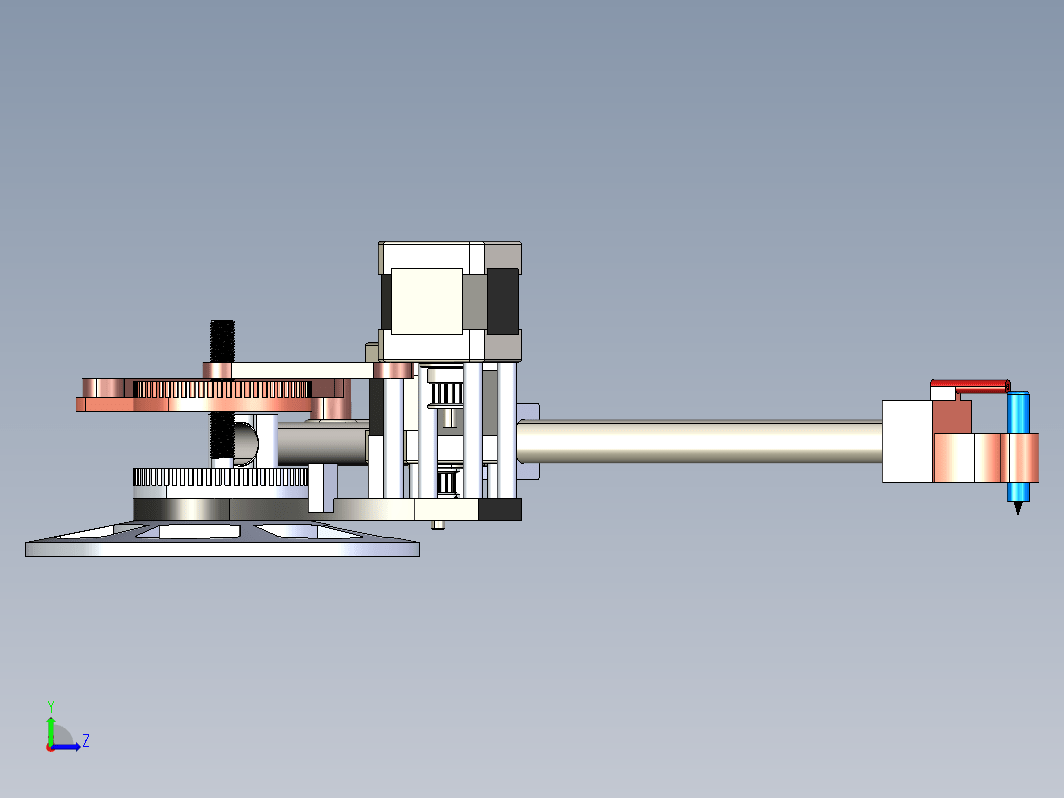 写作机器人3D设计