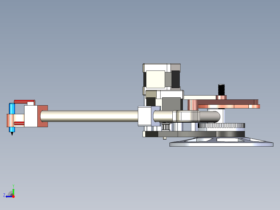 写作机器人3D设计