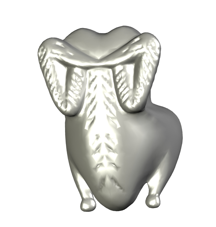 烤鸡3D模型