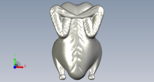 烤鸡3D模型缩略图