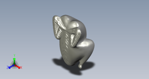 烤鸡3D模型缩略图